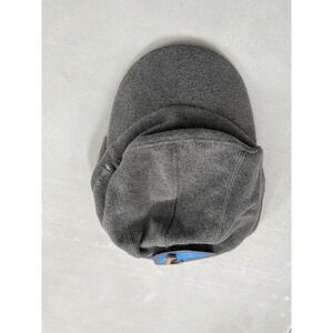TrailHeads Mens Fleece Ball Cap Grey Ear Warmer Winter Running Hat New